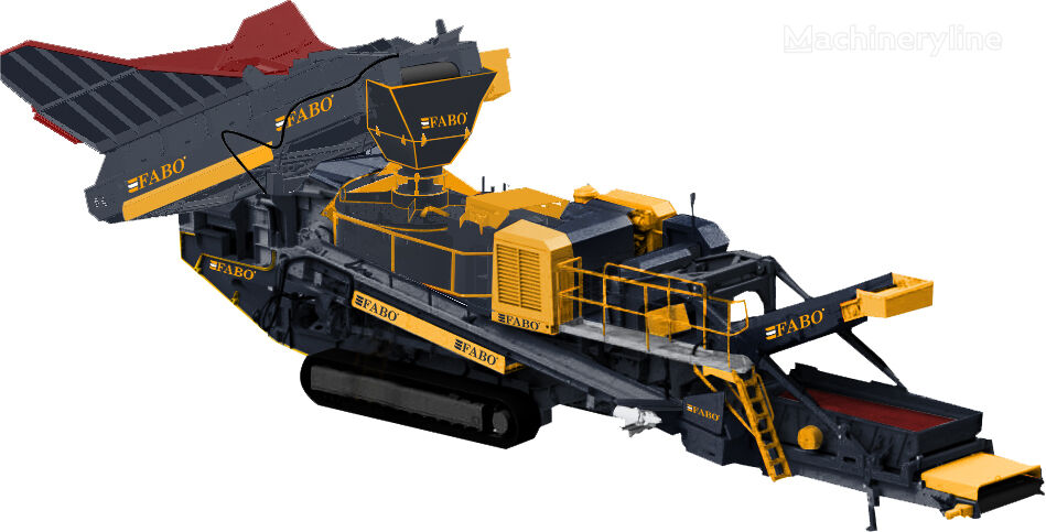 новая дробильная установка Fabo FTV-70-S Mobile Vertical Shaft Crusher Crushing Screening Plant