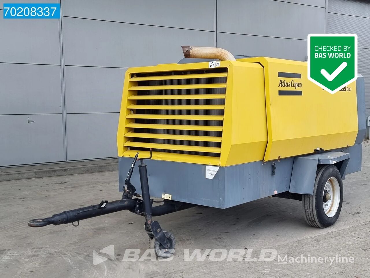 Купить передвижной компрессор Atlas Copco XAMS850CD Нидерланды Veghel,  VK37365