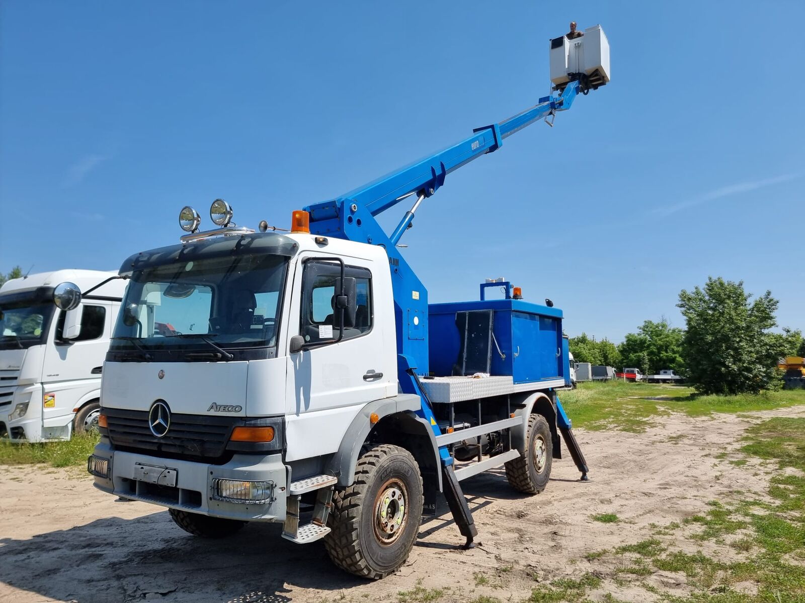 автовышка Mercedes-Benz Atego 1018 4x4 - Ruthmann T170 hubairbeitsbühne  17m