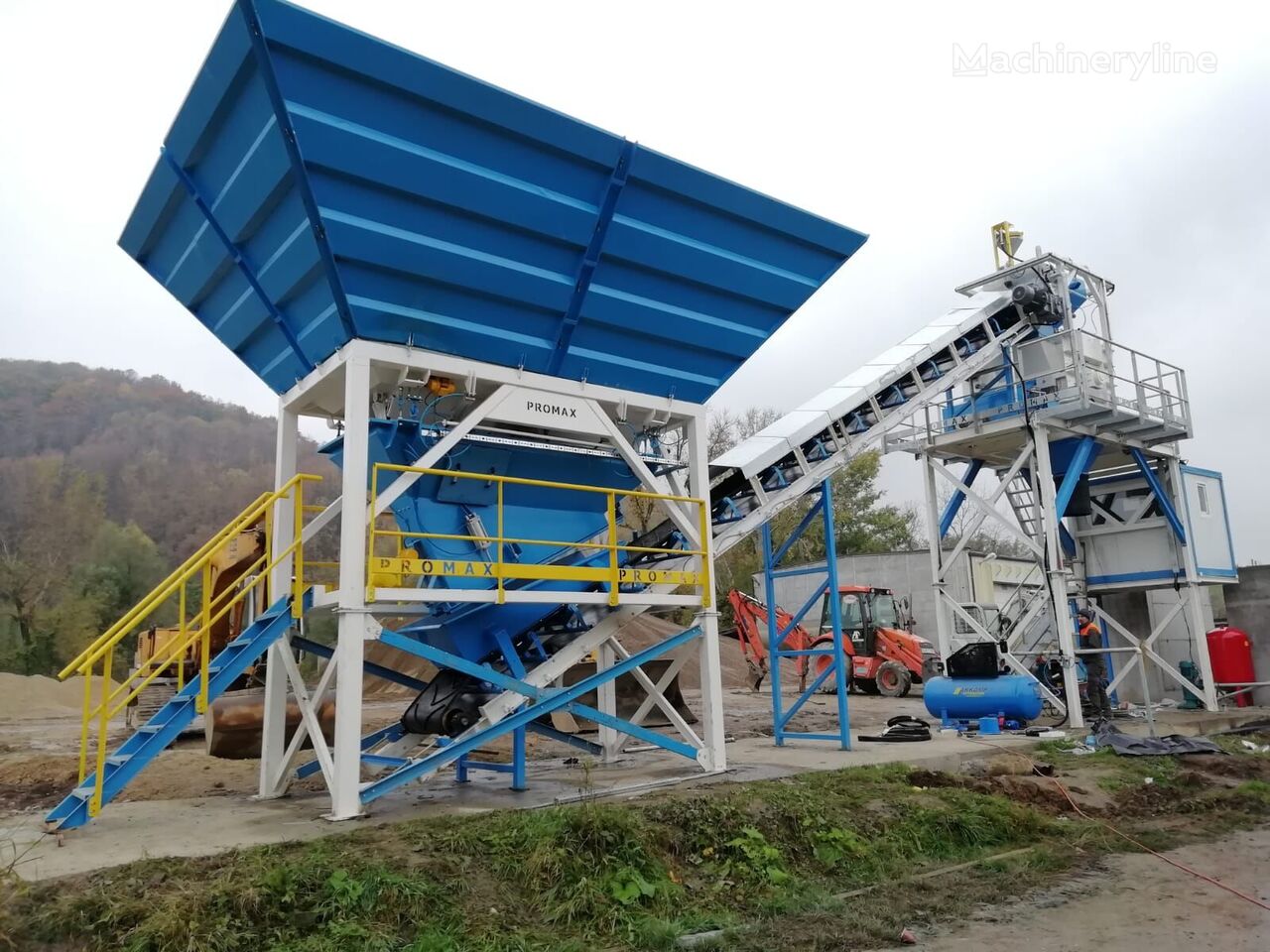 новый бетонный завод Promax Compact Concrete Batching Plant PROMAX C60 SNG PLUS (60m³/h)