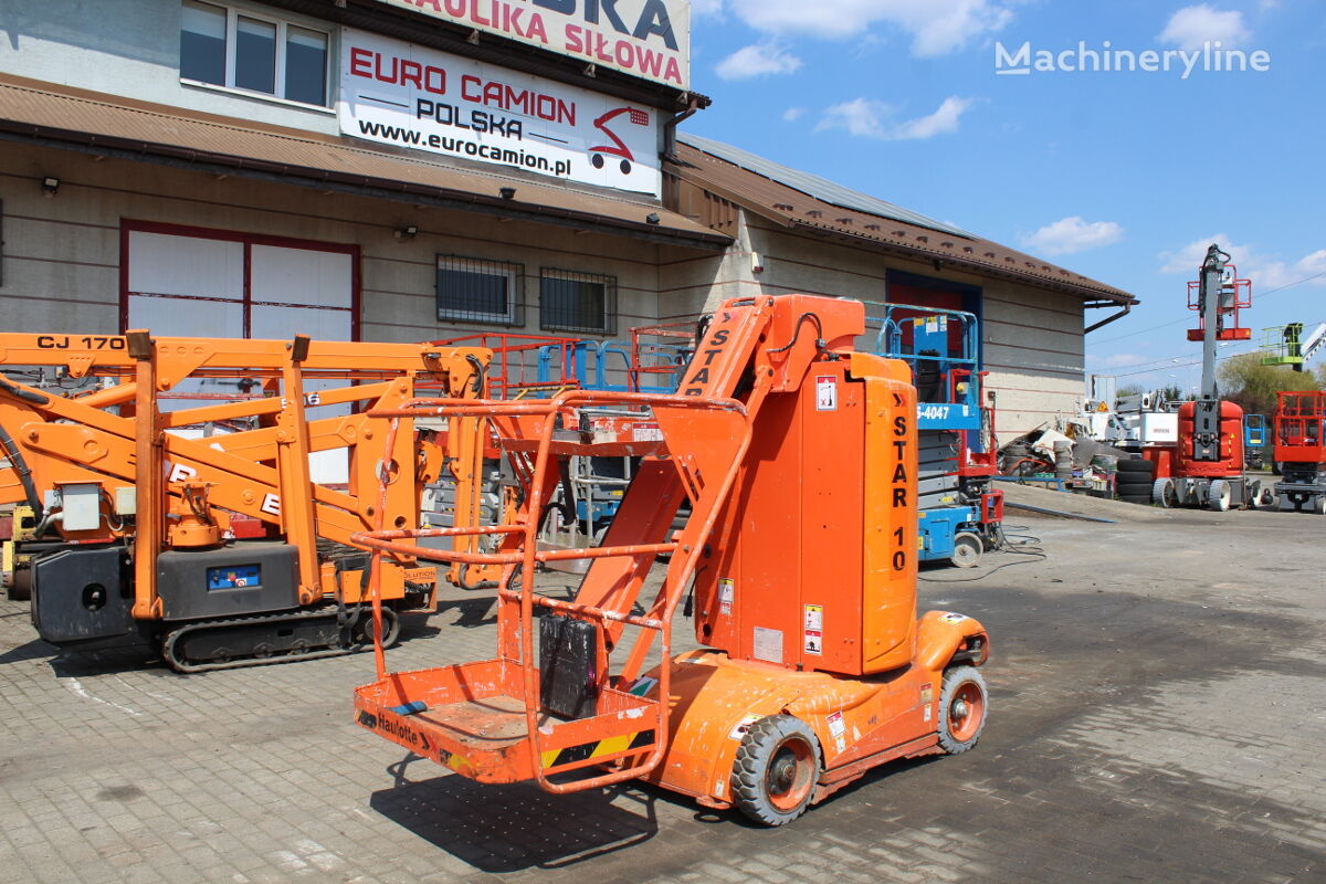 мачтовый подъемник Haulotte Star 10 m / electric vertical mast boom lift / jlg genie