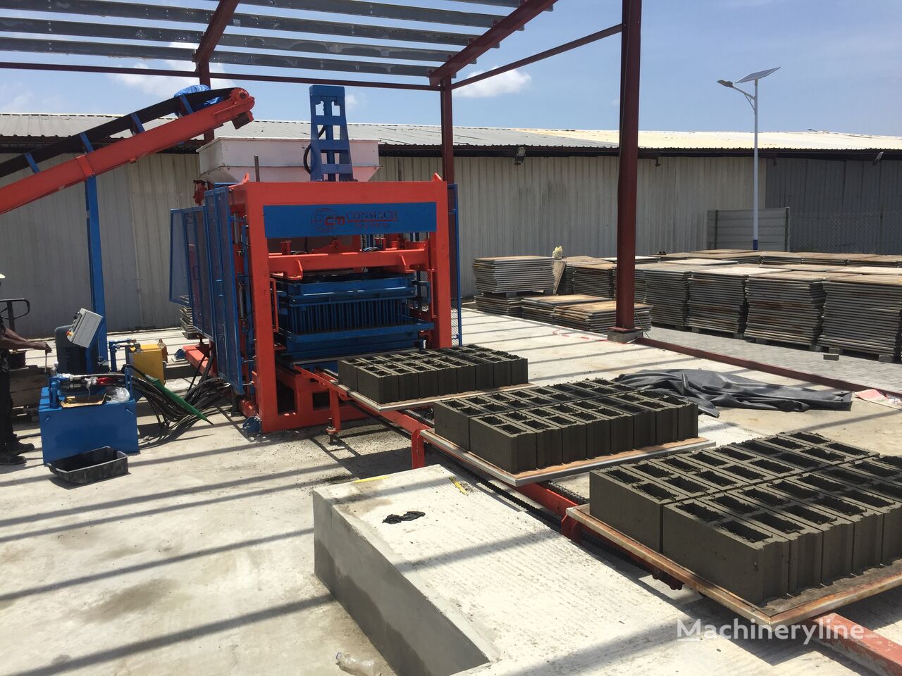 новое оборудование для производства бетонных блоков Conmach BlockKing-36MS Concrete Block Making Machine -12.000 units/shift